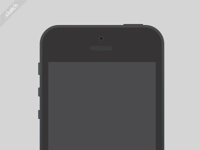 Simple vector iPhone Sketch freebie apple freebie iphone iphone5 sketch vector