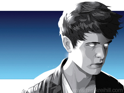 James Blake art bbc blake cmyk digital editorial electronic illustration james blake music overgrown portrait retrograde rgb