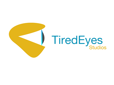 Tiredeyes Studios branding eyes logo studio tired
