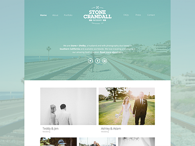 Stone Crandall Refresh clean photography portfolio stone web