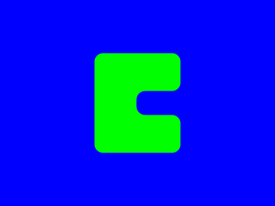 A Glyph A Day #15 a glyph a day agad c experimental glyph lowercase march project reflect green reflex blue type type design typography