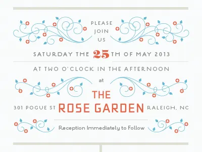 joanna and jeremy | invitation details flourish invitation rose vine wedding
