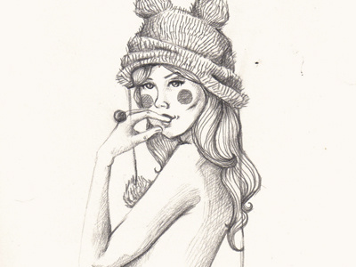 Dribbble 189 apostol elena greta erotic fashion fur girl hat hey illustration iscariotteh lingerie nude pin semi sexy sketch sketchbook up