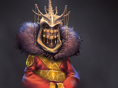 Reina character concept art concept design design digital painting illustration