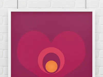 Poster: Maps (Yeah Yeah Yeahs) maps orange pink poster yeah yeah yeahs