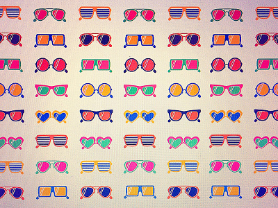 Pattern of Shades colorful glasses pattern shades sunglasses