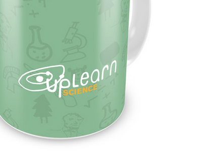 Uplearn mug branding design education for good graphic design learning uplearn