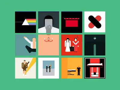 Album covers album arctic monkeys cover illustration led zeppelin moby pink floyd project shool white stripes