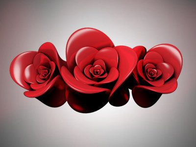 Roses c4d flowers roses