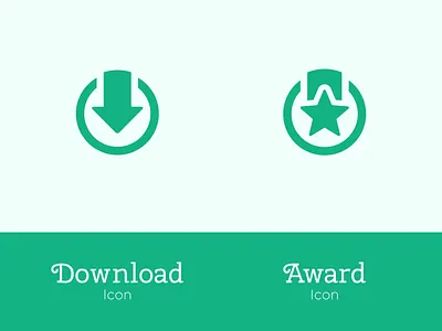 Icons award download icon