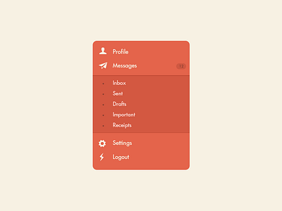 Flat Accordion accordion flat flat accordion menu