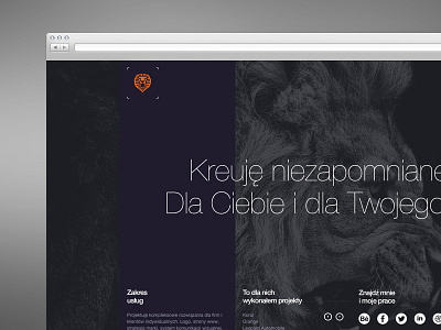 Personal website crislabno lion webdesign www