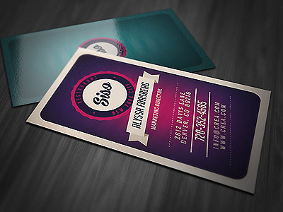 Retro Style Business Card business card card corporate identity logo retro retro card retro style templates vintage vintage style