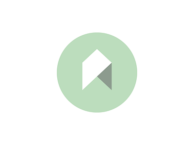 'A' Logo test #1 a green logo