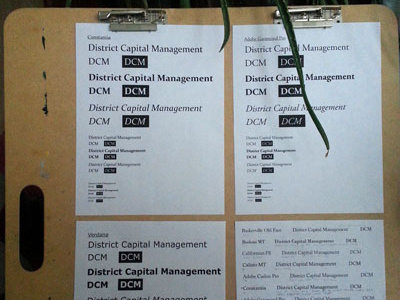 Working on typeface selection constantia font garamond identity logo process type typeface typography verdana