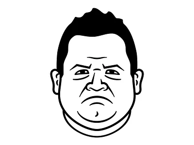 Patton Oswalt face illustration king of queens patton oswalt portrait ratatouille