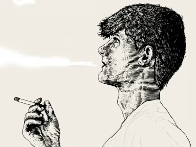 Gigposter Wip avett brothers folk gigposter scratchboard screen print