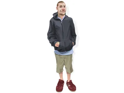 Eric chillin illustration promo self portrait