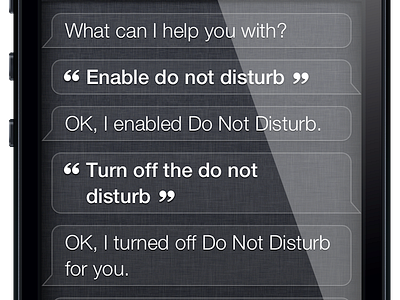 Toggle Do Not Disturb with Siri cydia disable disabled dnd do not disturb enable enabled ios ios 6 ipad iphone ipod ipod touch itouch languages off on siri toggle translations turn off turn on tweak