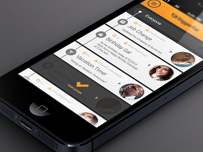 TF Main action app apple avatar birthday date dropdown event ios iphone iphone5 job menu orange person process profile sketch social sort time timeline update vacation