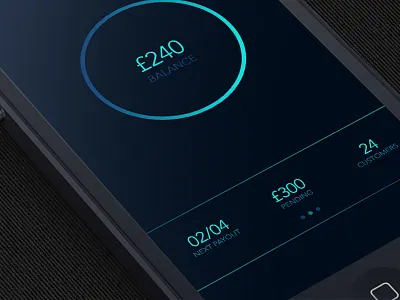 PayBook for GoCardless on iPhone (Zoomed) app design avenir gocardless iphone app