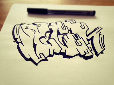 Sketch graffiti staedtler tag