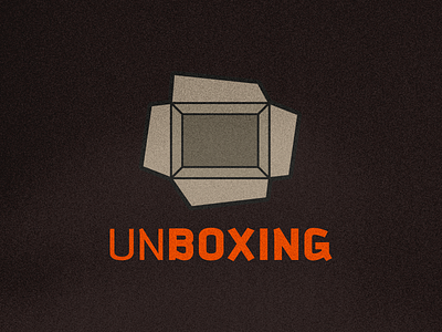 Unboxing box icon idea unboxing