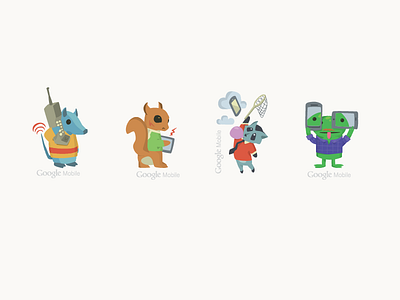 Google Mobile Stickers character color google sticker upperquad