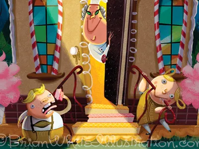 Hansel and gretel corel digital gretel hansel kids painter wacky witch