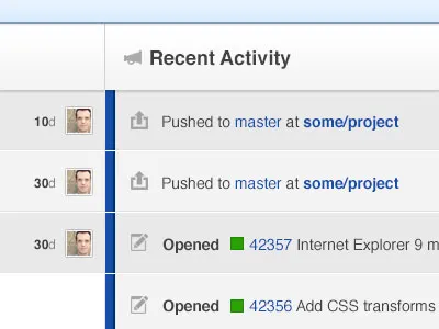 Recent Activity