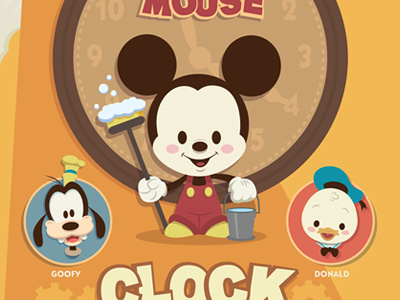 Clock Cleaners clock cleaners cute disney donald duck goofy kawaii mickey mouse