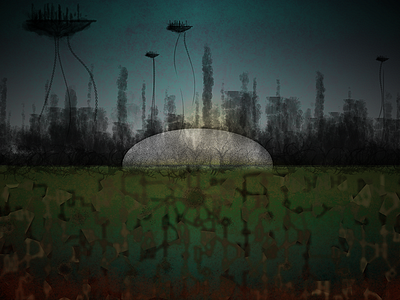 Future Earth - School Project Sketch apocalyptic earth pollution post project world