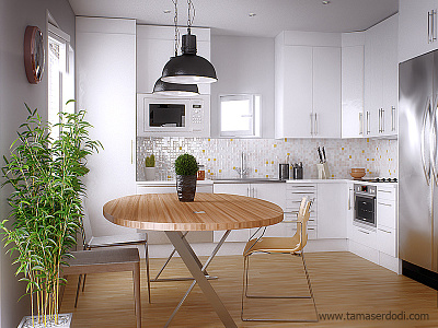 Barnangs interior kitchen 3d digital furniture digital interior furniture render interior interior vizualization rendering visualisation