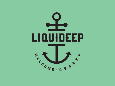 Welcome Aboard logo typography