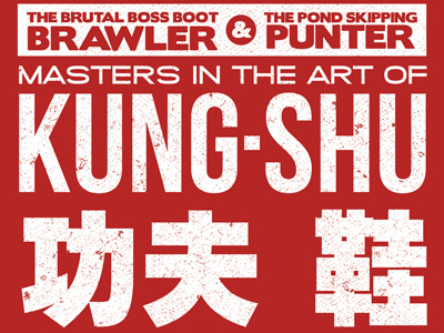 Kung-Shu burnie burns chinese fight gavin free humor kung fu poster rooster teeth rt life typography