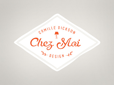 An option for a friends blog interior design logo