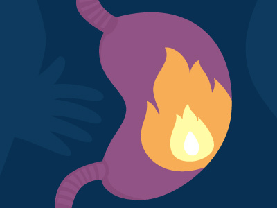 Burning Stomach illustration