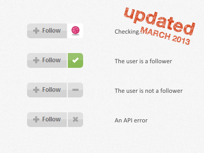 isFollower 2.4 - The Dribbble Plug-in