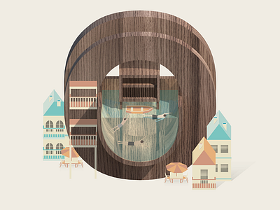 letter O illustration letter o typography