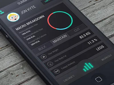 App Mockup app application interface ios mobile ui