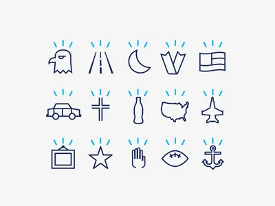 Lil' Scholarship Icons design iconography icons illustration