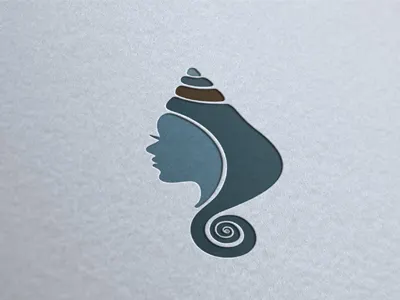 Shell Woman brand branding communication agency cosmetic cosmetics logo logo design logo designer pavel surovy sea shell symbol woman