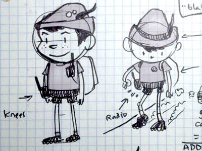 Pinoccio Scout Character pinoccio sketch sketches