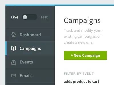 Sidebar admin blue button flat sidebar toggle ui