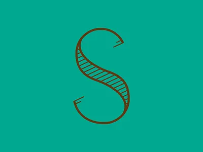 A Glyph A Day #20 a glyph a day agad decorative experimental glyph lines march project s serif spring stroke texture type type design typography