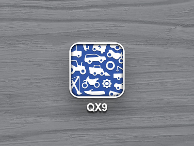 QX9 iOS app icon app icon ios market vehicles