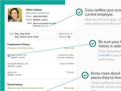 Cozy Tenant Application flat icons skeumorph skeumorphlat ui user interface web web app