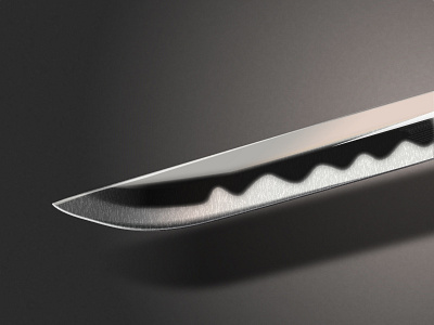 Japanese sword illustration
