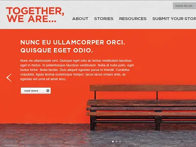 Together We Are web website