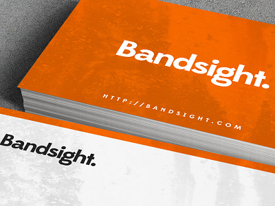 Business Cards Preview 31313 bandsight business card design type typography